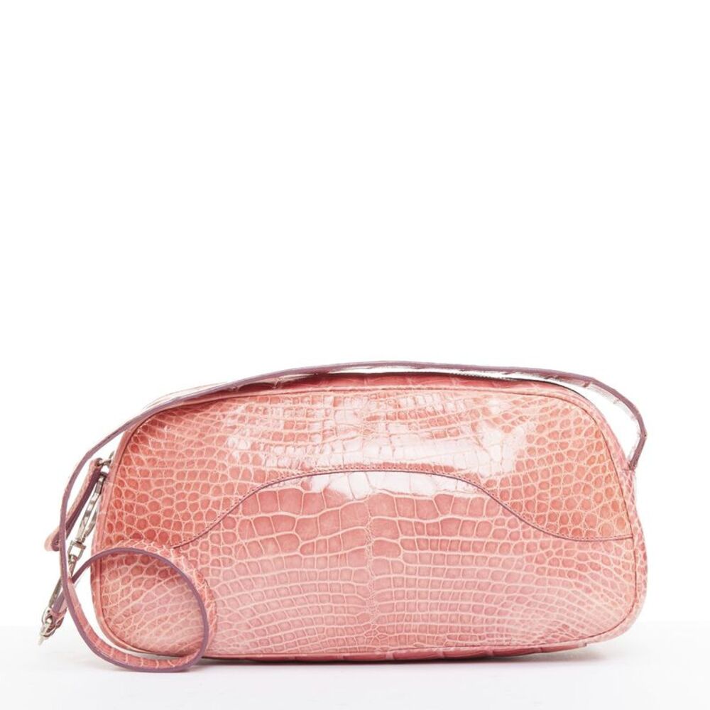 Prada Scaled Leather Chain Shoulder Bag